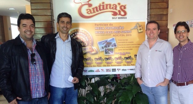 Almoço entre Diretores e Patrocinador da Promoção Minha Casa meu Sonho!