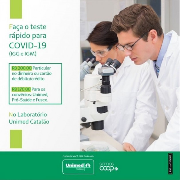 Unimed, também faz parte do convênio da ACIC/CDL