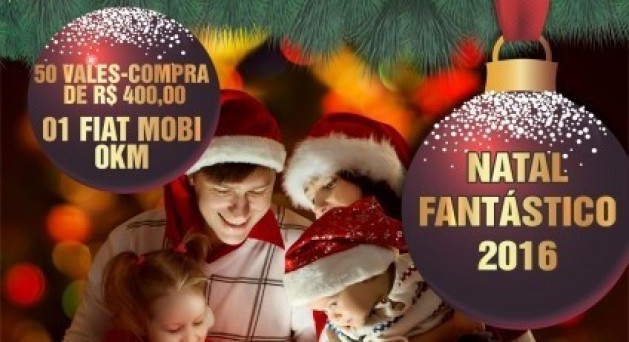 ACIC / CDL lança campanha Natal Fantástico 2016 da ACIC / CDL com vales compras e um carro zero km
