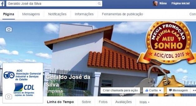 Acesse a nossa Página no facebook