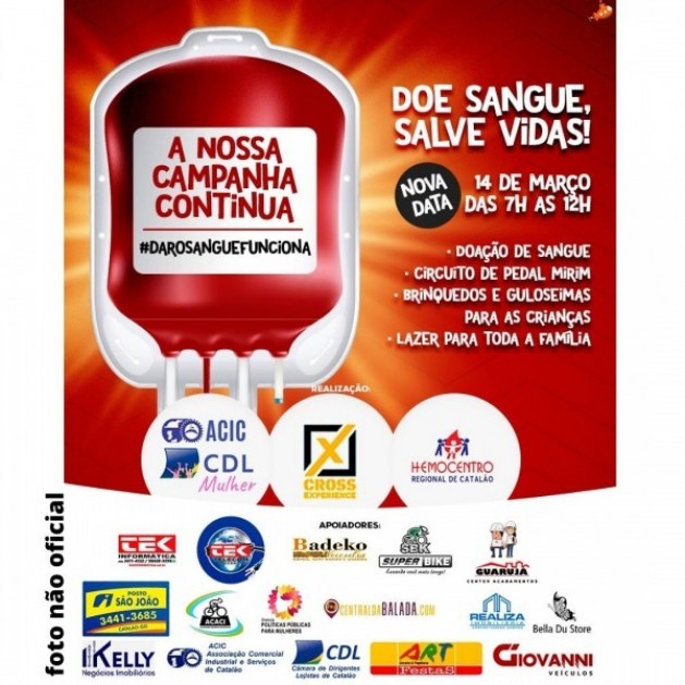 Convite! Doe sangue! Doe amor!