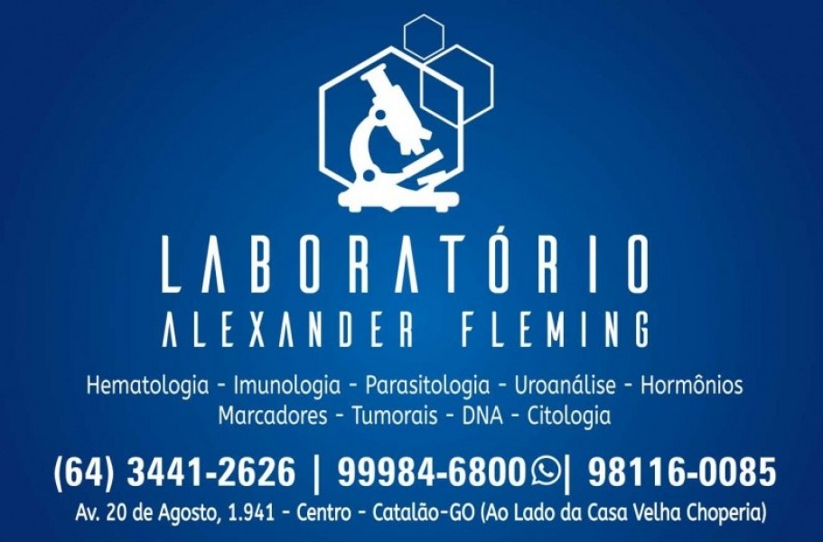 Laboratório Alexander Fleming, também faz parte do convênio da ACIC/CDL!