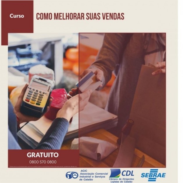 Curso Gratuito "COMO MELHORAR SUAS VENDAS"