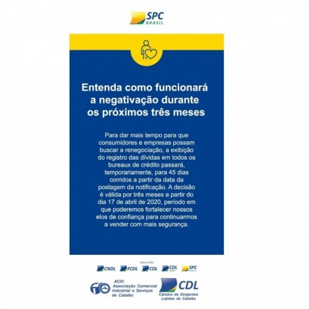 Entenda como funcionará a negativação durante os próximos  três meses