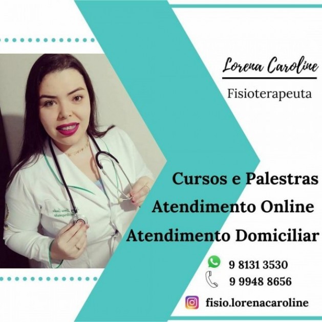 Também faz parte do convênio da ACIC/CDL, Lorena Caroline (fisioterapeuta)