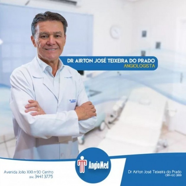Dr. Airton José Teixeira do Prado(Angiologia), também faz parte do convênio da ACIC/CDL