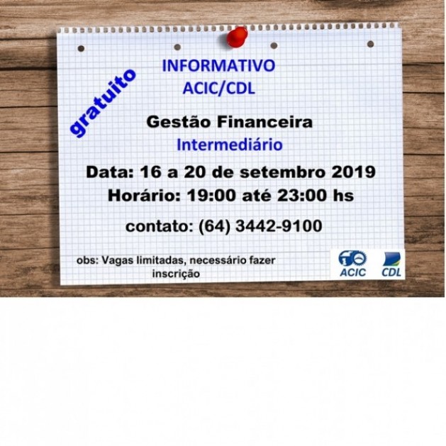 Curso Gratuito - Gestão Financeira - Intermediário