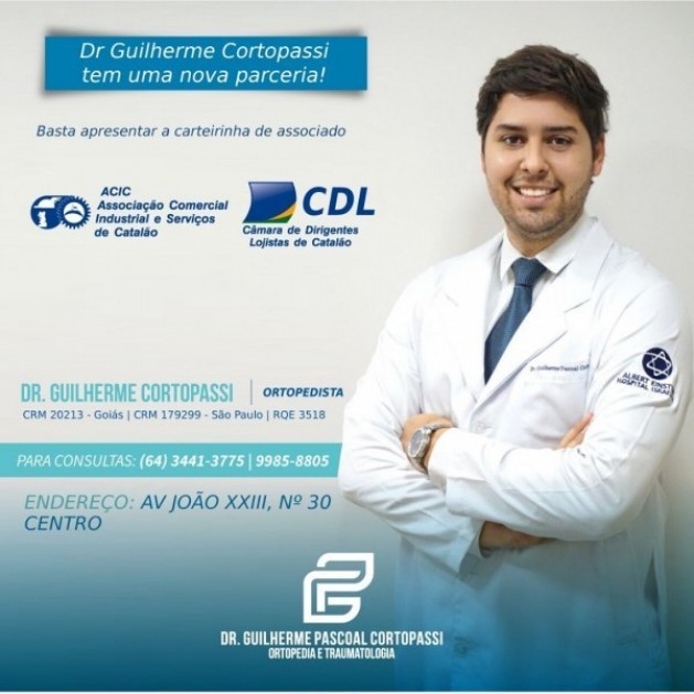 Dr. Guilherme Cortopassi, também faz parte do convênio ACIC/CDL