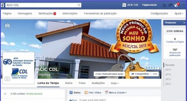 ACIC/CDL está no facebook