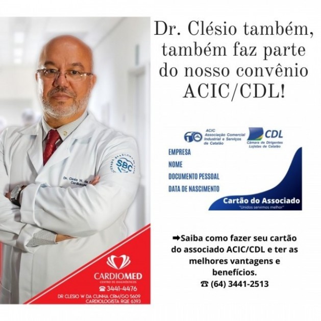 Cardiomed também faz parte do convênio da ACICCDL
