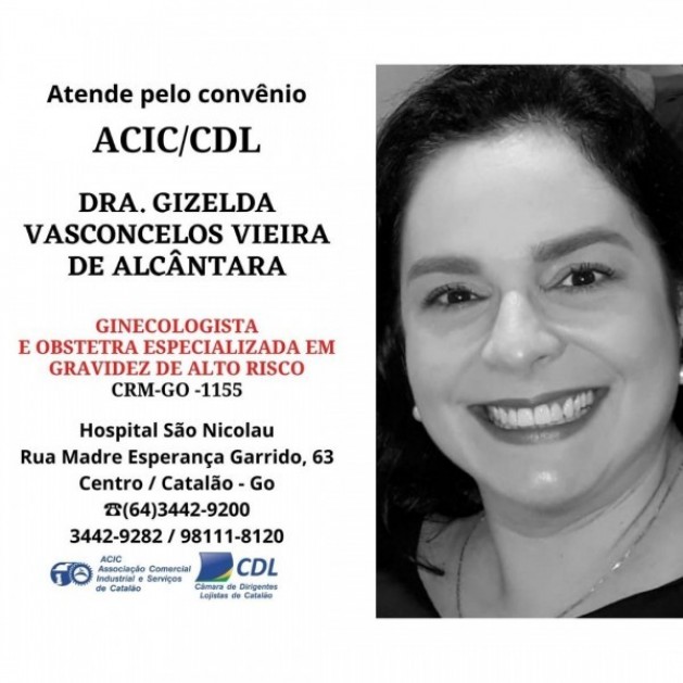Dra. Gizelda Vasconcelos Vieira de Alcântara, faz parte do convênio da ACIC/CDL