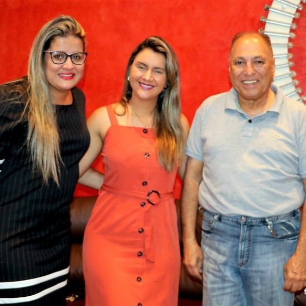 Visita de Cris Coutinho na ACIC/CDL