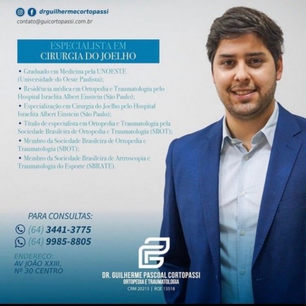 Dr. Guilherme Cortopassi, também faz parte do convênio ACIC/CDL