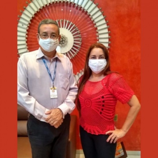 Visita do presidente CDL de Campos Belos de Goiás - Divino Nascimento