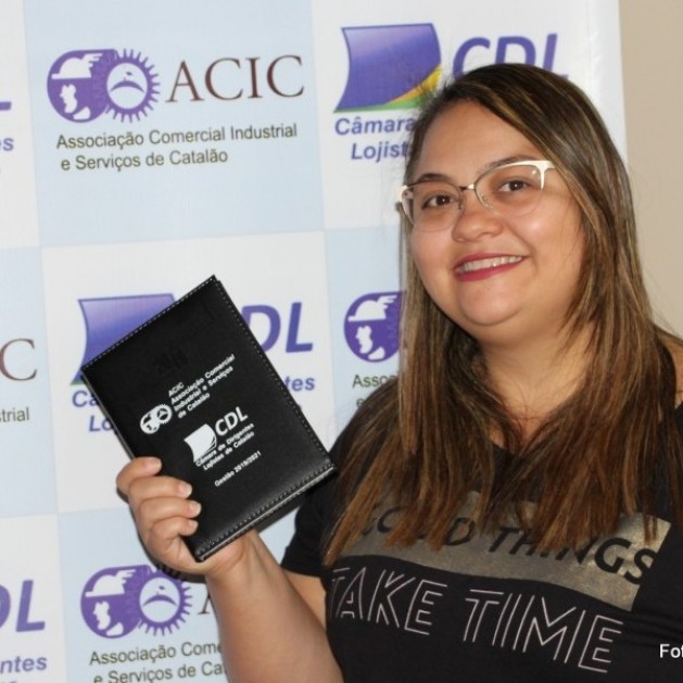 Empresária Marizete, nova associada ACIC/CDL