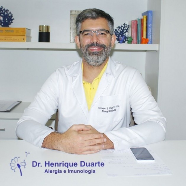 Dr. Henrique Duarte (Alergia e Imunologia), também faz parte do convênio ACIC/CDL