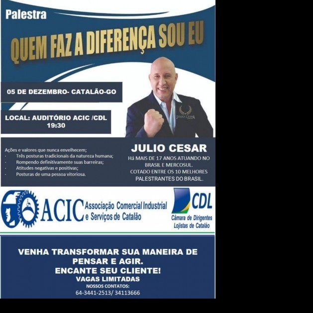 Palestrante Júlio Cesar