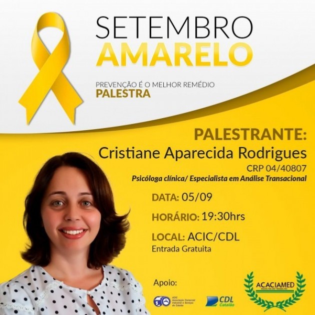 Palestra Setembro Amarelo