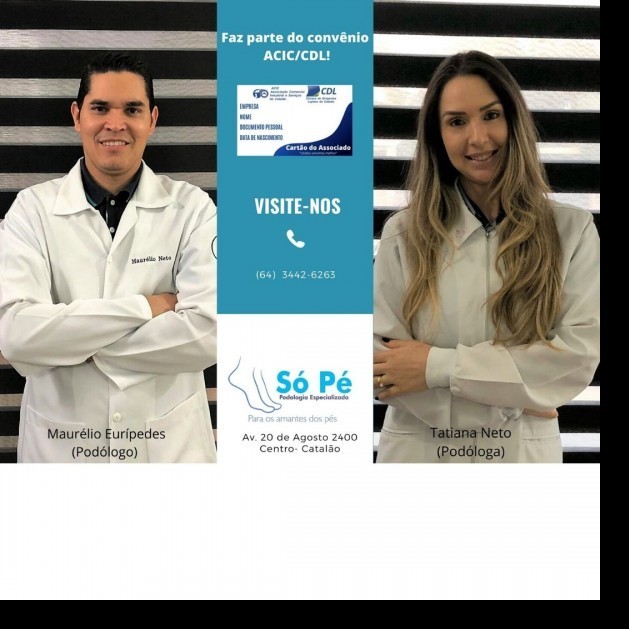 A Clínica (podologia) Só Pé, também faz parte do convênio da ACIC/CDL.