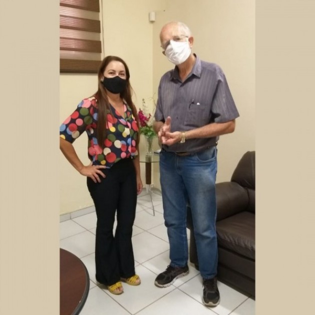 Ex- presidente da ACIC/CDL, Otacílio Nascimento de Alcântara, visitou a sede da ACIC/CDL