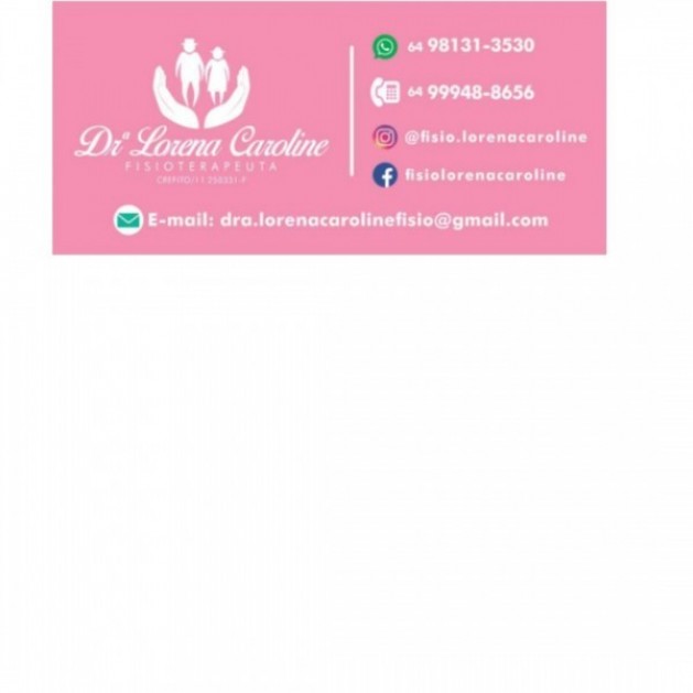 Lorena Caroline (fisioterapeuta), também faz parte do convênio da ACIC/CDL!
