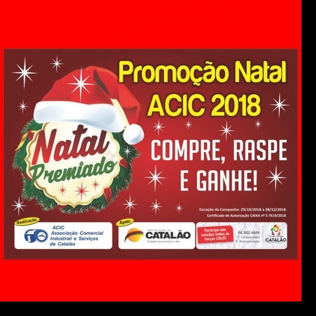 Natal premiado da ACIC/CDL 2018