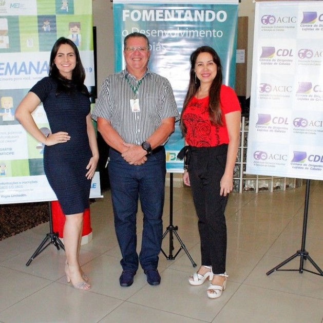  SEBRAE em parceria com ACIC/CDL e Goiás Fomento realiza  semana do MEI na cidade de Catalão, que acontece até sexta, 24 maio