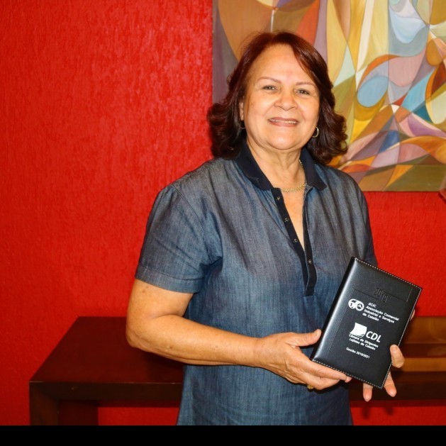 A empresária e empreendedora Maria Aves, agora também é associada da ACIC/CDL