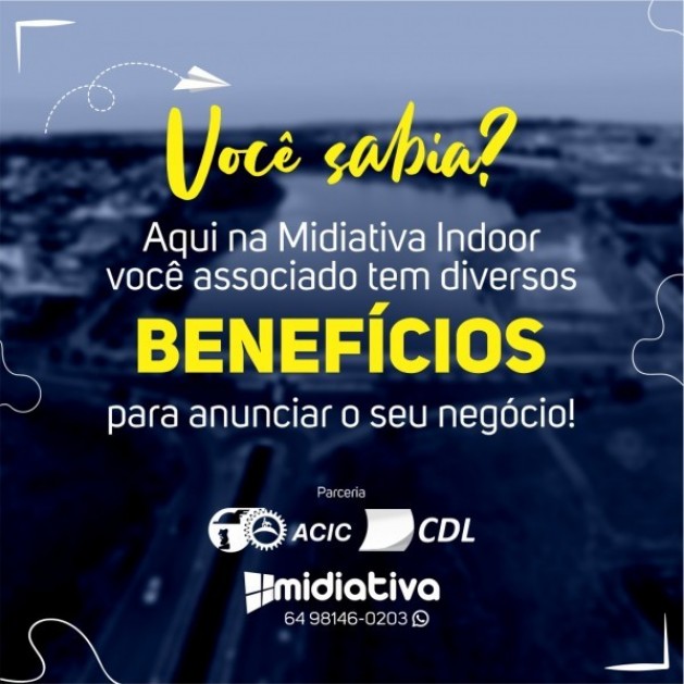 MidiAtiva, também faz parte do convênio da ACIC/CDL