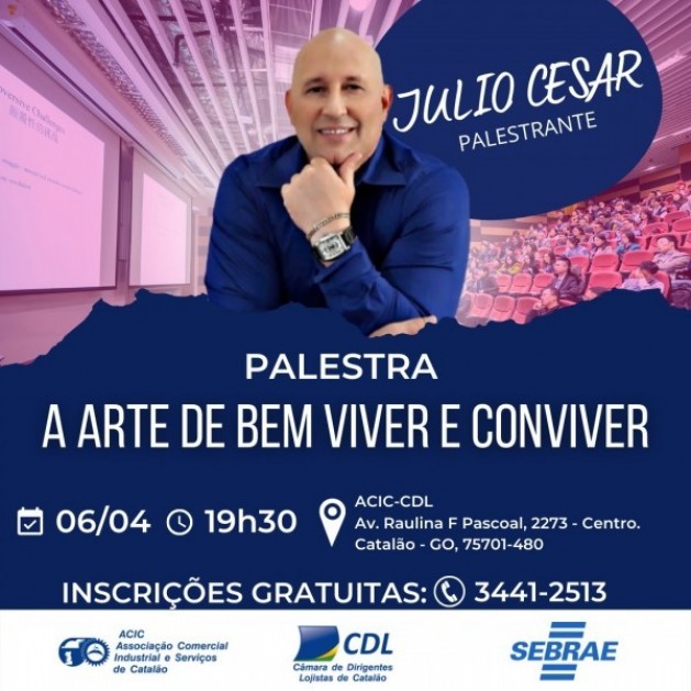 Palestra  A  Arte de Bem Viver e Conviver