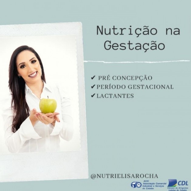 Elisa Rocha (Nutricionista) CRN1/12247, faz parte do convênio da ACIC/CDL e dá dicas